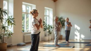 Une prof de yoga recommande ces 3 postures debout pour améliorer l'équilibre des seniors