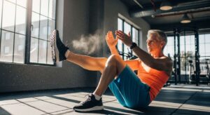 5 exercices debout qui ciblent la graisse abdominale plus efficacement que les machines après 55 ans