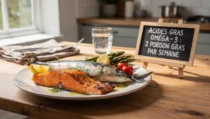 Acides gras oméga-3 : les cardiologues recommandent 2 portions de poisson gras par semaine, mais la plupart des Français n’en consomment qu’une